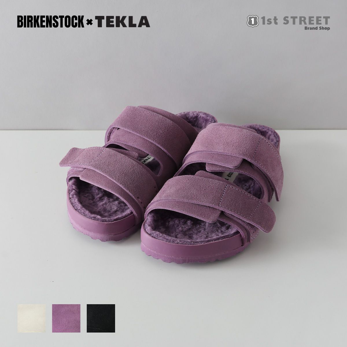 【5/10限定！2人に1人が当選★エントリーで最大100％ポイントバック】ビルケンシュトック x テクラ BIRKENSTOCK x TEKLA サンダル ウジ UJI ベルクロ BIRKENSTOCK ビルケンシュトック ビルケン テクラ レザー ブランド 高級 ユニセックス メンズ レディース