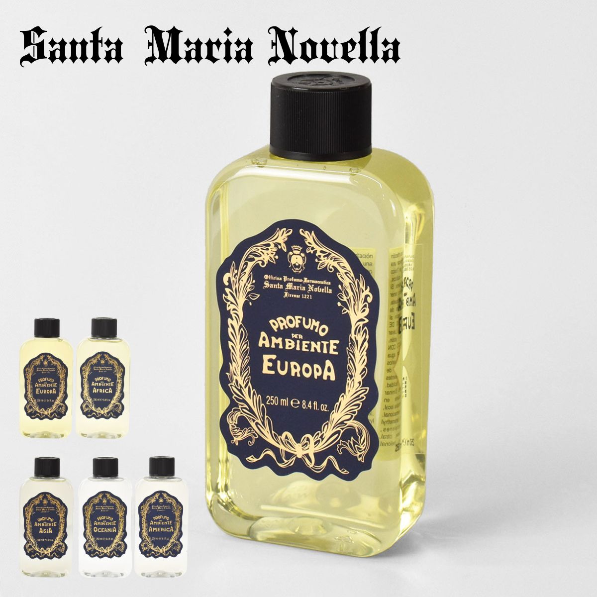 サンタマリアノヴェッラ Santa Maria Novella ディフューザーリフィル ルームディフューザー 詰め替え用 世界の香り PROFUMO PER AMBIENTE REFILL 250ml