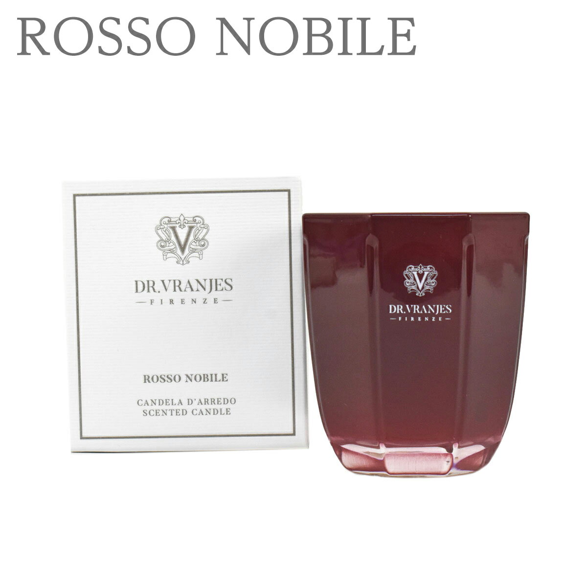 Dr.Vranjes ドットール ヴラニエス キャンドル 80g ROSSO NOBILE ＜ロッソ ノービレ＞ GINGER ＆ LIME ＜ジンジャー & ライム＞ ルームフレグランス インテリアギフト