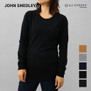 ジョンスメドレー JOHN SMEDLEY クルーネック ニット レディース GERANIUM ゼラニウム ウール エクストラファインメリノウール 30ゲージ ...
