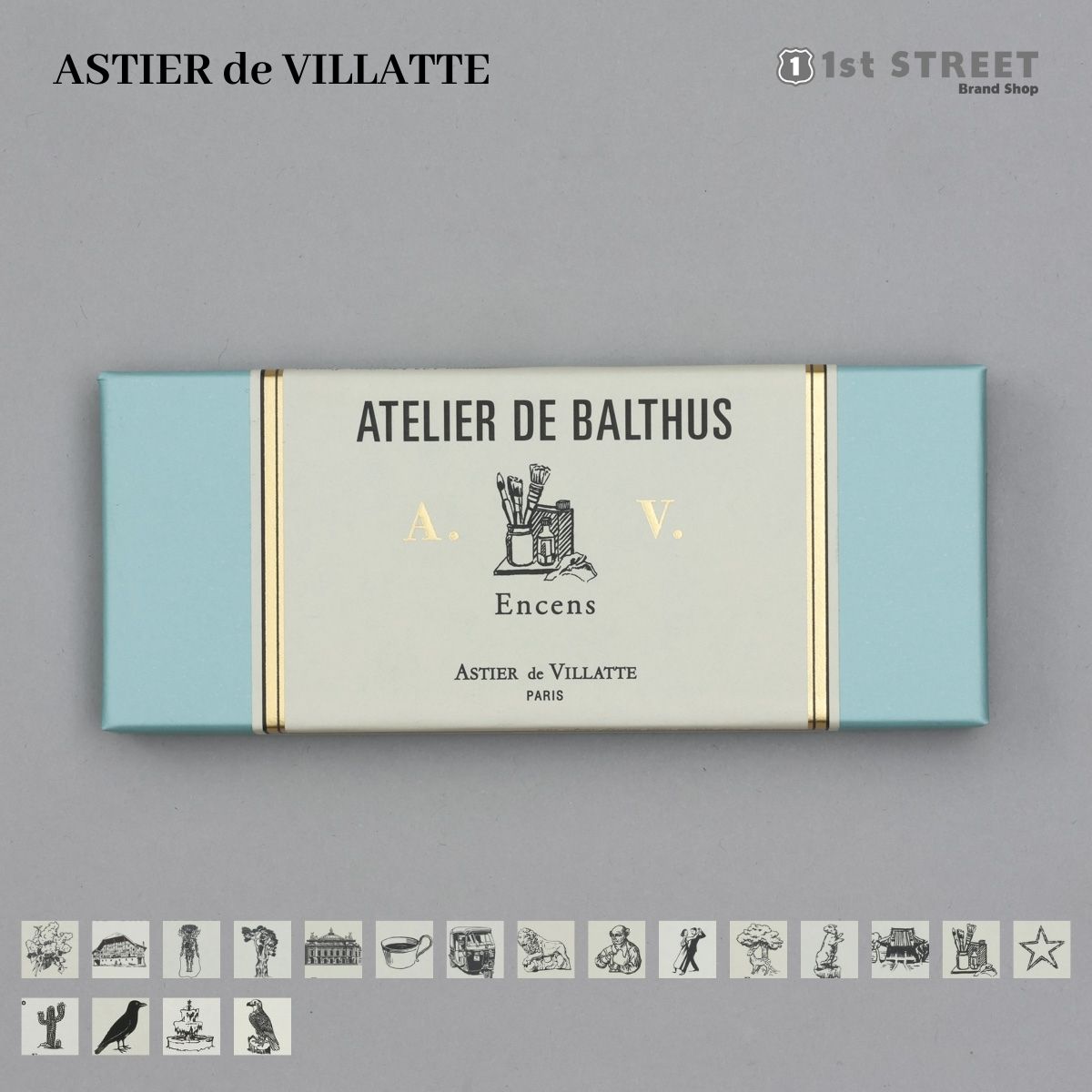 アスティエ・ド・ヴィラット ASTIER de VILLATTE インセンス お香 アロマ ルームフレグランス ブランド ギフト プレゼント INCENSE ATELIER DE BALTHUS AWAJI ANCHORAGE NARA BUENOS AIRES STO…