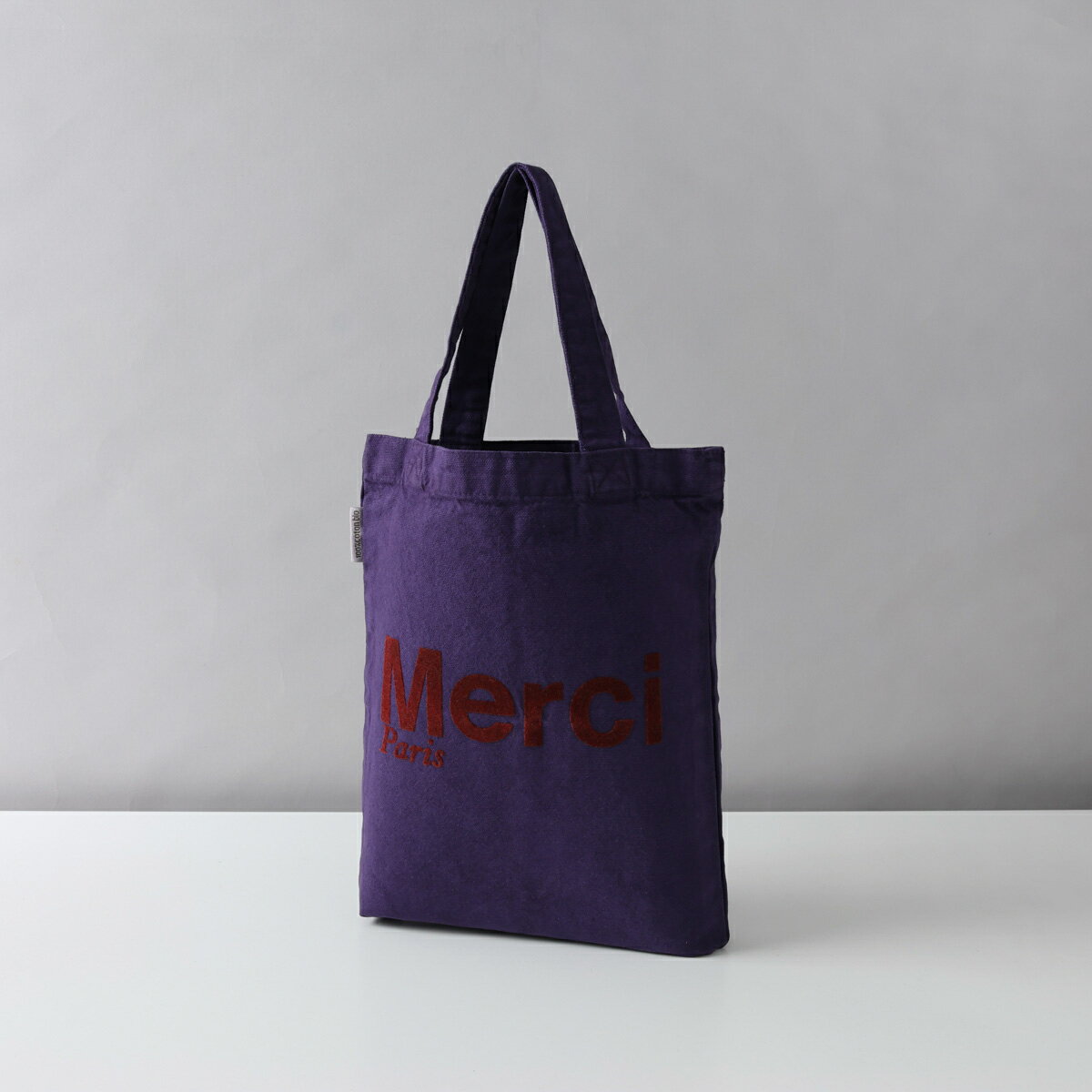 【新品未使用タグ付き】Merci トートバッグ(大)パープル 楽天市場】merci トートバッグ(カラーパープル)の通販