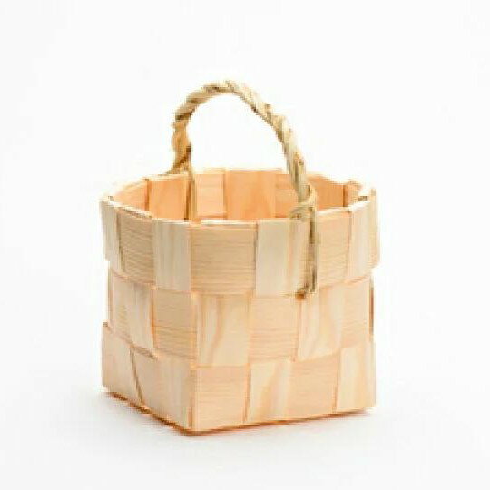 パイン材で作る北欧バスケット Sサイズ