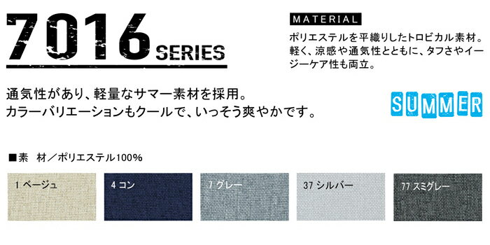 作業服 寅壱 作業着 7016-406 ニッカズボン 73cm-85cm (鳶衣料 春夏用)