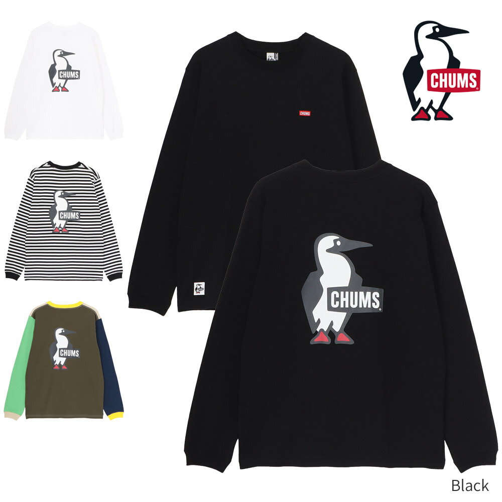 樂天商城 - チャムス CHUMS ブービーロゴロングスリーブTシャツ CH01-2727
