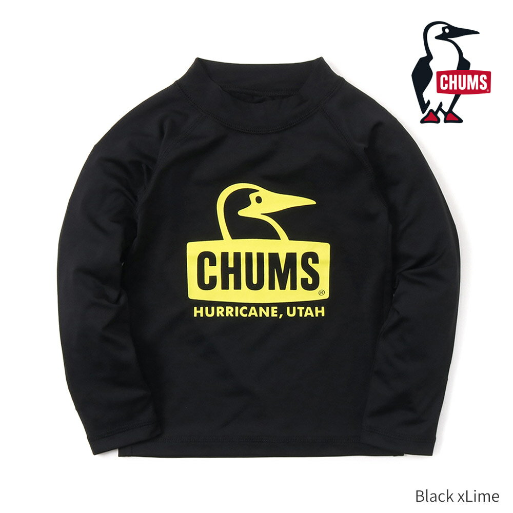 チャムス CHUMS キッズスプラッシュブービーフェイスロングスリーブTシャツ CH21-1285