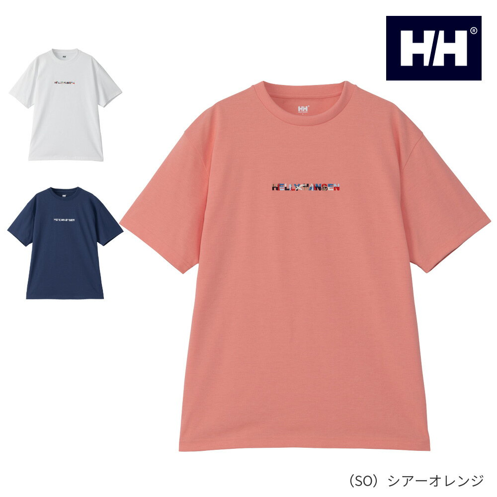 ヘリーハンセン HELLYHANSEN ショートスリーブエンブロイダリーロゴティー HH62407