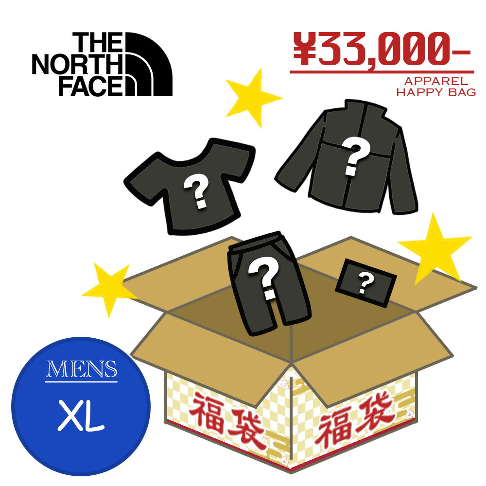 コーベヤ 2026福袋 ザ・ノース・フェイス メンズ 3万3千円福袋(5万1千円相当)XL