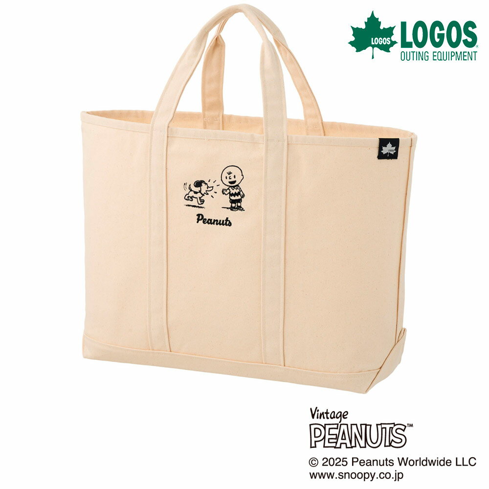ロゴス LOGOS SNOOPY（PEANUTS 75years) トートバッグ（ホワイト） 37500409(4)