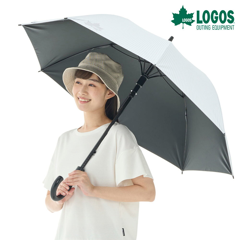 ロゴス LOGOS ソーラーブロック日傘 レギュラー（晴雨兼用） 81336743