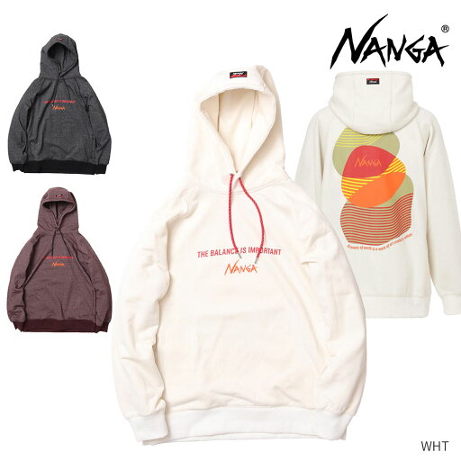 NANGA ナンガ エコハイブリッドザバランススウェットフーディ NW2331-1F230 NANGA ナンガ エコハイブリッドザバランススウェットフーディ NW2331-1F230