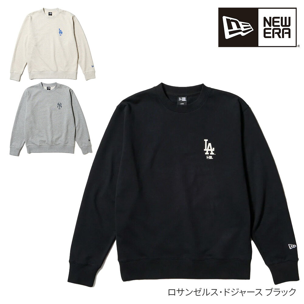 樂天商城 - ニューエラ NEWERAクルーネック メンズ 裏毛 スウェット NEWERA ドジャース ヤンキース スウェット 146826