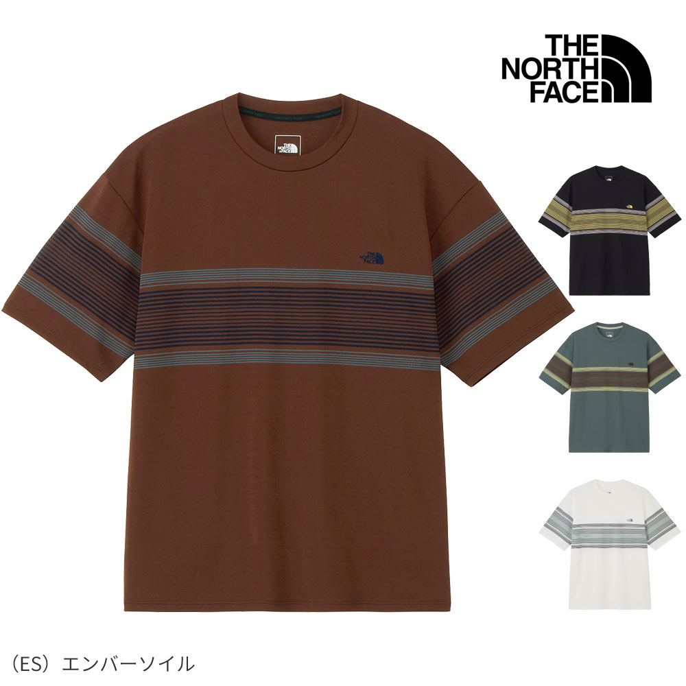 Rakuten - ザ・ノース・フェイス ショートスリーブフリーランパネルボーダークルー NT12691 ザ・ノースフェイス
