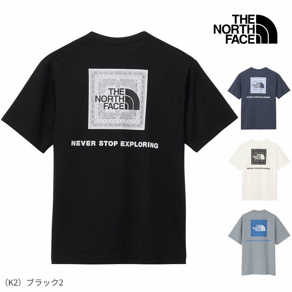 樂天商城 - ザ・ノース・フェイス 半袖Tシャツ メンズ レディース 速乾 ショートスリーブバンダナスクエアロゴティー バックプリント NT32446