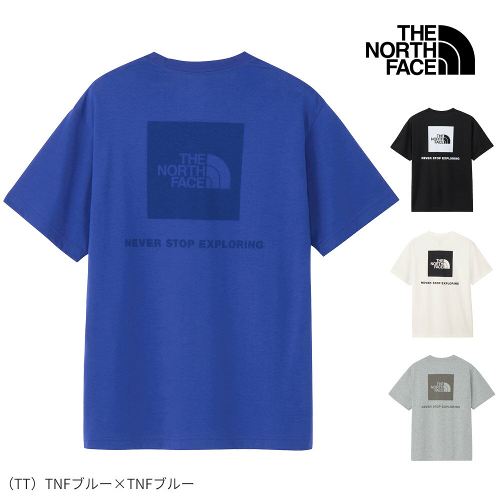 樂天商城 - ザ・ノース・フェイス THE NORTH FACE NT32447 ショートスリーブバックスクエアロゴティー Tシャツ メンズ レディース UVカット