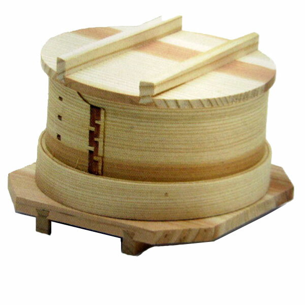 和容器　和セイロ　3点セット（本体・蓋・底板）　（サイズ　 φ10cm・φ13cm・φ15cm）　45-17/18/19・45-20/21/22・45-23/24/25