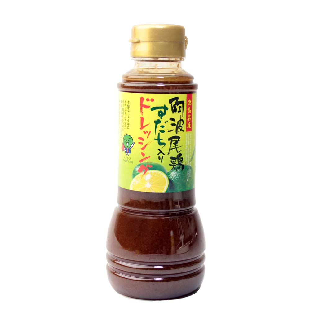 ドレッシング 阿波尾鶏 すだち入りドレッシング ノンオイル 　送料無料 メール便発送のサムネイル