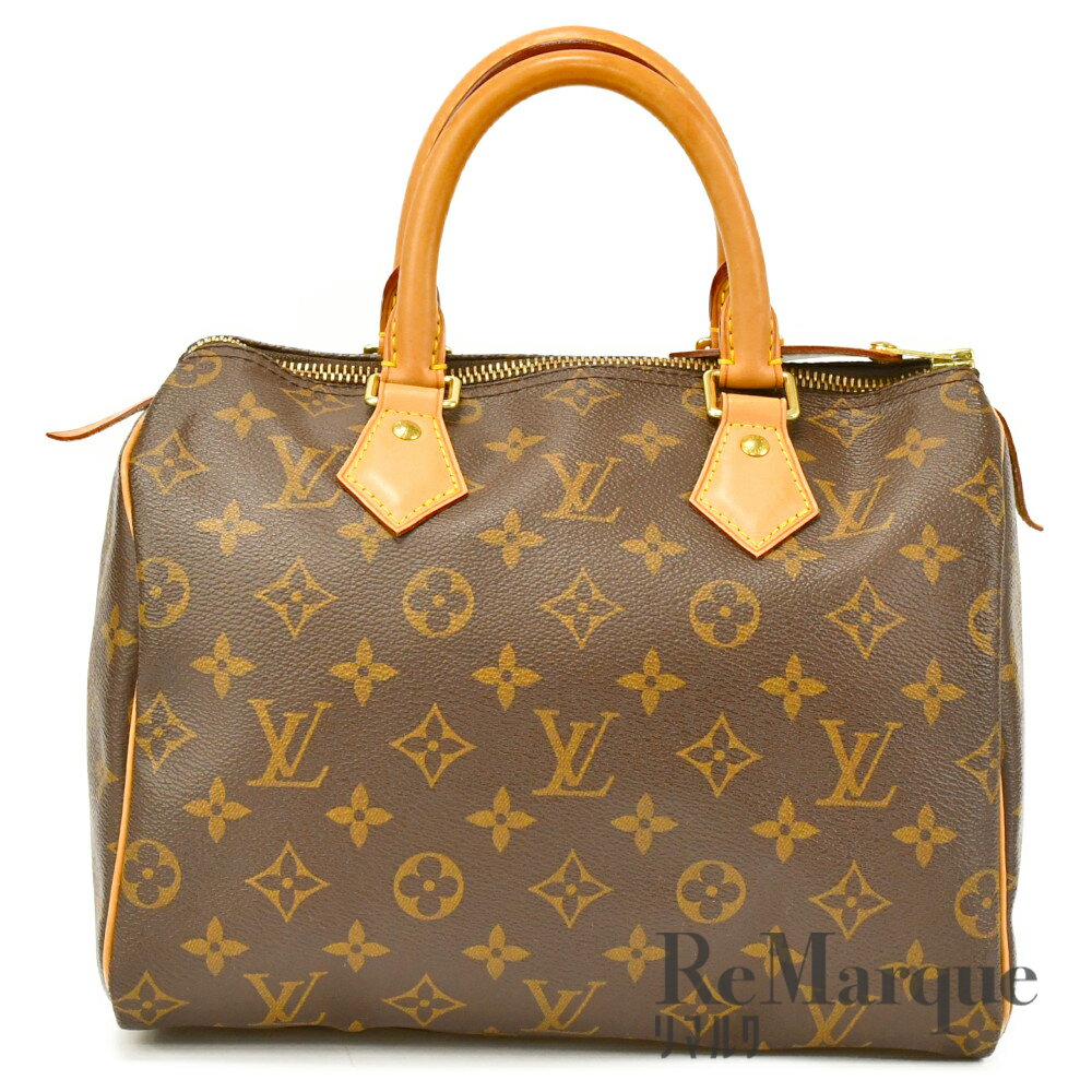 【値下げ】LOUIS VUITTON（ルイヴィトン） モノグラム スピーディー25 M41109 ブラウン PVCキャンバス ハンドバッグ 【中古】【程度ABランク】のサムネイル