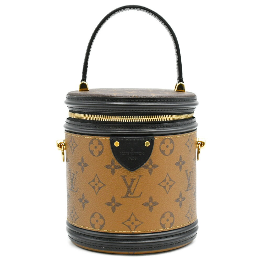 LOUIS VUITTON（ルイヴィトン） モノグラムリバース カンヌ M43986 ブラウン ICチップ ショルダーバッグ ハンドバッグ バニティバッグ【中古】【程度ABランク】のサムネイル