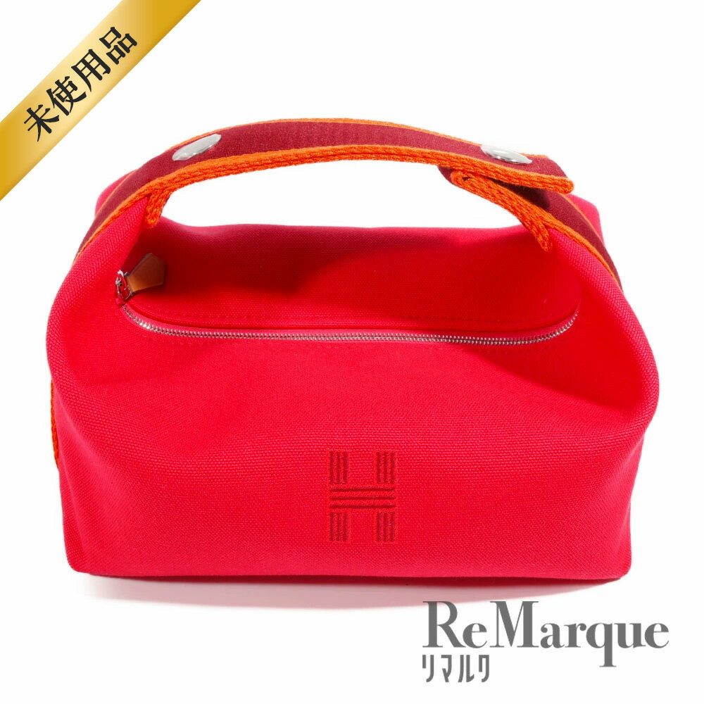 【未使用品】 HERMES（エルメス）ブリッド ア ブラックPM ハイビスカス トワルアッシュ シルバー金具 ピンク コットン×ポリアミド【中古】【程度Sランク】のサムネイル