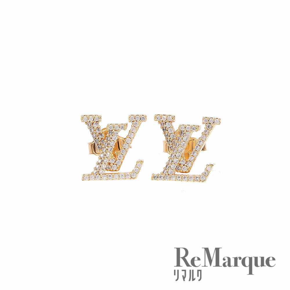 LOUIS VUITTON（ルイヴィトン）LVアイコニックストラス M00609 ピアス GP ゴールド ジュエリー アクセサリー レディース【中古】【程度Aランク】ンク】のサムネイル