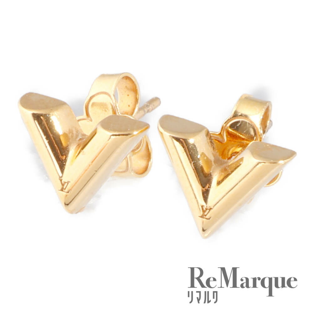 LOUIS VUITTON(ルイヴィトン) エッセンシャルV ピアス GP ゴールド 両耳用 アクセサリー 【中古】【程度B】のサムネイル