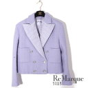 CHANEL(シャネル) Light Pink Double Tweed Jacket ココボタン ダブル ツイードジャケット ココボタン ライトピンク 21S...