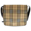 BURBERRY(バーバリー) ショルダーバッグ ノヴァチェック ベージュ PVC【中古】【程度B】(4)