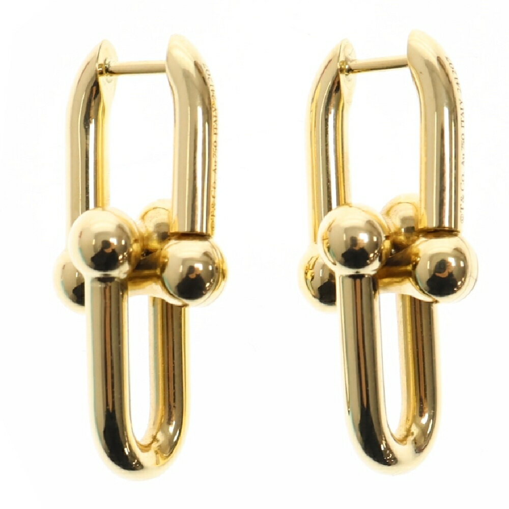 TIFFANY&Co(ティファニー) ハードウェア ミディアム ピアス ゴールド 750 K18YG イエローゴールド レディース【中古】【程度A】のサムネイル