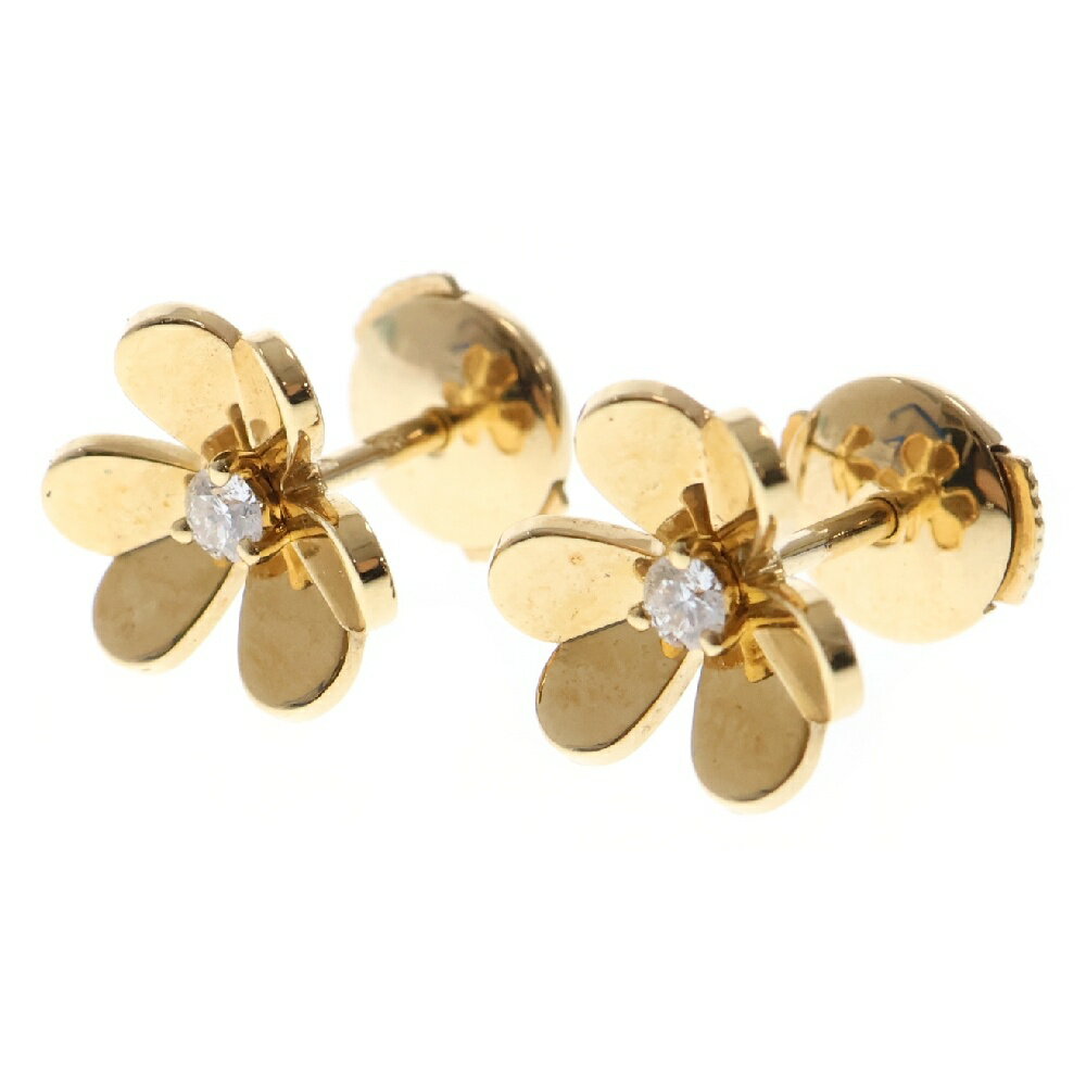 Van Cleef & Arpels(ヴァンクリーフアンドアーペル) フリヴォル ミニ ダイヤモンド ピアス K18YG ゴールド VCARP0J300 アクセサリー ジュエリー【中古】【程度A】のサムネイル