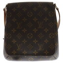 LOUIS VUITTON(ルイヴィトン) モノグラム ミュゼットタンゴ ショルダーバッグ 斜め掛けバッグ ワンショルダーバッグ ブラウン ゴールド金具 M51...