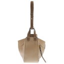 LOEWE(ロエベ) ハンモック ミディアム ベージュ レザー 2wayバッグ ハンドバッグ ショルダーバッグ【中古】【程度A】
