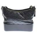 CHANEL(シャネル) ガブリエル ドゥ シャネル チェーンショルダーバッグ ブラック【中古】【程度B】