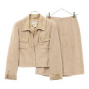 CHANEL(シャネル) ココマーク セットアップ ベージュ レーヨン 00C レディース【中古】【程度B】