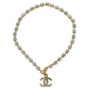 CHANEL(シャネル) ココマーク ラインストーン アンクレット ゴールド 95P【中古】【程度A】(4)