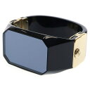 CHANEL(シャネル) ココマーク バングル ブラック×ゴールド B16S【中古】【程度A】