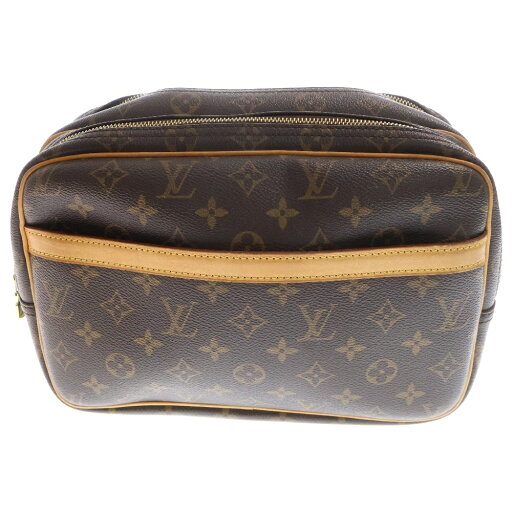 LOUIS VUITTON(ルイヴィトン) モノグラム リポーターPM ショルダーバッグ ブラウン PVCレザー M45254【中古】【程度B】 LOUIS VUITTON(ルイヴィトン) モノグラム リポーターPM ショルダーバッグ ブラウン PVCレザー M45254【中古】【程度B】