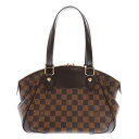 LOUIS VUITTON(ルイヴィトン) モノグラム ヴェローナPM ハンドバッグ ブラウン PVCレザー N41117【中古】【程度A】