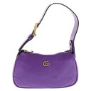 GUCCI(グッチ) アフロディーテ スモール GGマーモント ハンドバッグ パープル 739076【中古】【程度S】