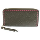LOUIS VUITTON(ルイヴィトン) モノグラム アンプラント ジッピーロングウォレット 長財布 カーキ M62451【中古】【程度A】