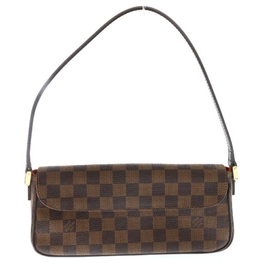 LOUIS VUITTON(ルイヴィトン) ダミエ エベヌ レコレータ レザーショルダーバッグ ブラウン N51299【中古】【程度B】 LOUIS VUITTON(ルイヴィトン) ダミエ エベヌ レコレータ レザーショルダーバッグ ブラウン N51299【中古】【程度B】