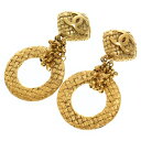 CHANEL(シャネル) ココマーク フープ イヤリング ゴールド GP ヴィンテージ アクセサリー 29【中古】【程度B】(4)
