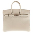 HERMES(エルメス) バーキン25 クレ トゴ シルバー金具 W刻印 ハンドバッグ【中古】【程度S】