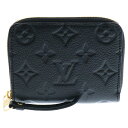 LOUIS VUITTON(ルイヴィトン) モノグラム アンプラント ジッピー コインパース 財布 コンパクトウォレット ブラック ノワール ゴールド金具 レザ...