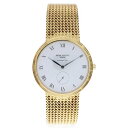 PATEK PHILIPPE(パテックフィリップ) カラトラバ ティファニー Wネーム 白文字盤 YG/手巻き 腕時計 83.6g【中古】【程度B】