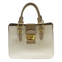 miumiu(ミュウミュウ) マドラス 2wayハンドバック ピンク レザー ショルダーバッグ【中古】【程度B】