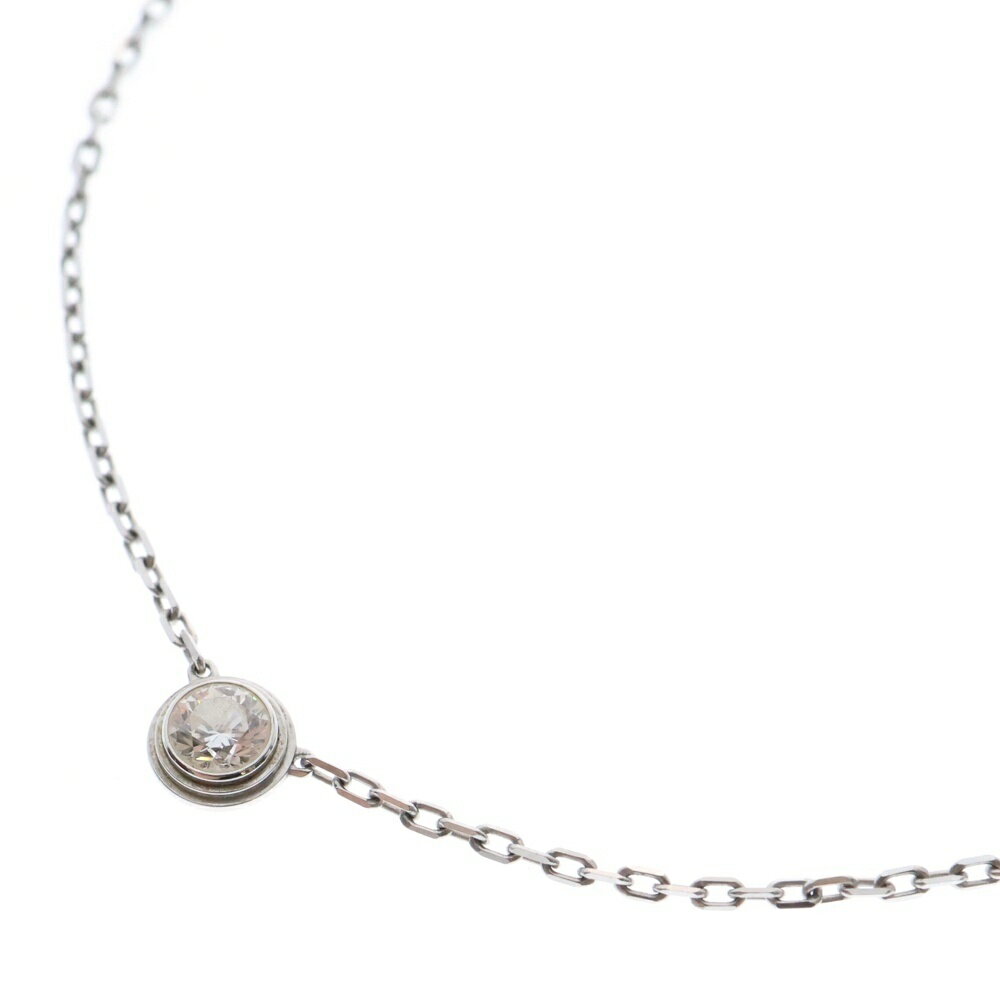 Cartier(カルティエ) ダムール ラージ ネックレス ダイヤモンド Au750 K18 WG ホワイトゴールド ジュエリー【中古】【程度B】のサムネイル