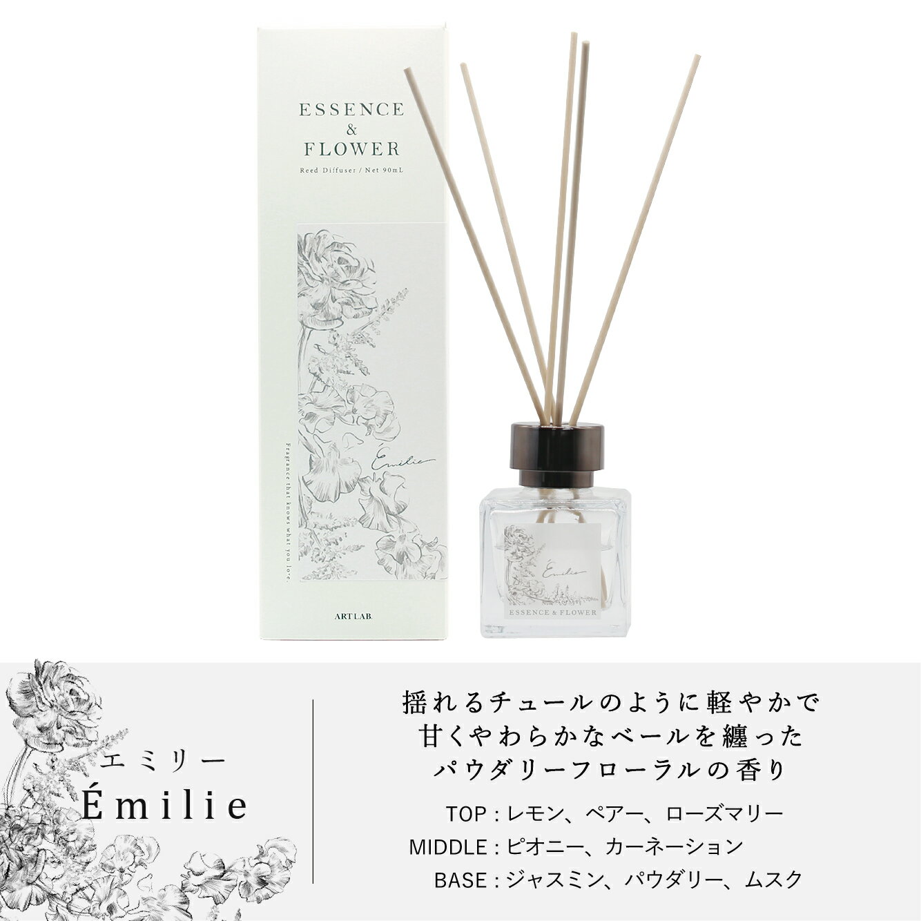 リードディフューザー / ESSENCE&FL...の紹介画像2