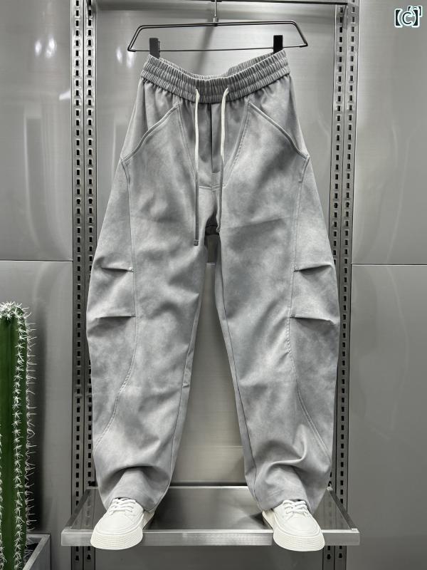 メンズ　ファッション　オシャレ　韓国 秋冬 ストレート レッグ ダーティー パンツ 若々しい 男性 韓国 ダメージ 加工 アメリカン カジュアル オーバー オール