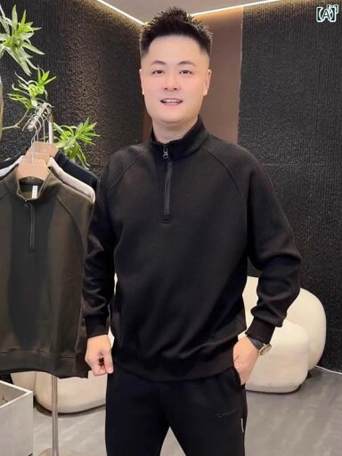 メンズ ファッション オシャレ 韓国 秋冬 メンズ テクスチャー スタンドカラー スウェットシャツ ハーフ ジッパー シンプル 長袖 カジュアル トップ ジャケット メンズ ファッション オシャレ 韓国 秋冬 メンズ テクスチャー スタンドカラー スウェットシャツ ハーフ ジッパー シンプル 長袖 カジュアル トップ ジャケット